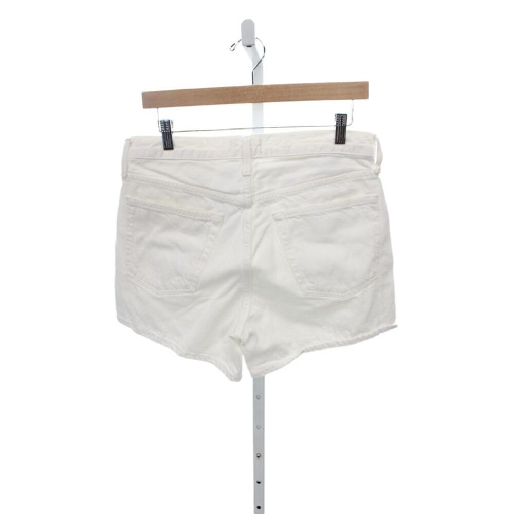 Agolde Womens Cut-Off White Shorts 100% Regenerative Cotton Size 27 - Picture 3 of 6